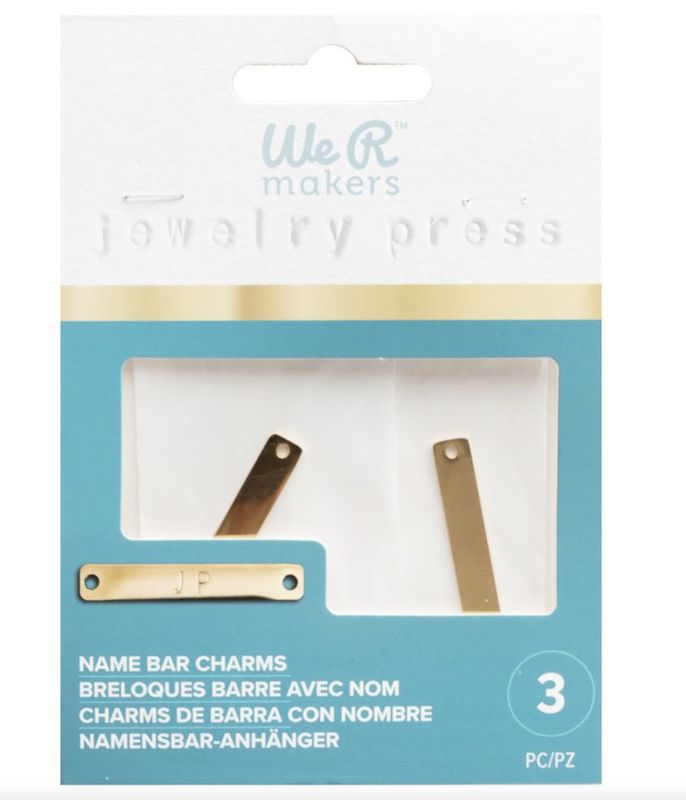 JEWERLY PRESS CHARMS DE BARRA PARA NOMBRE