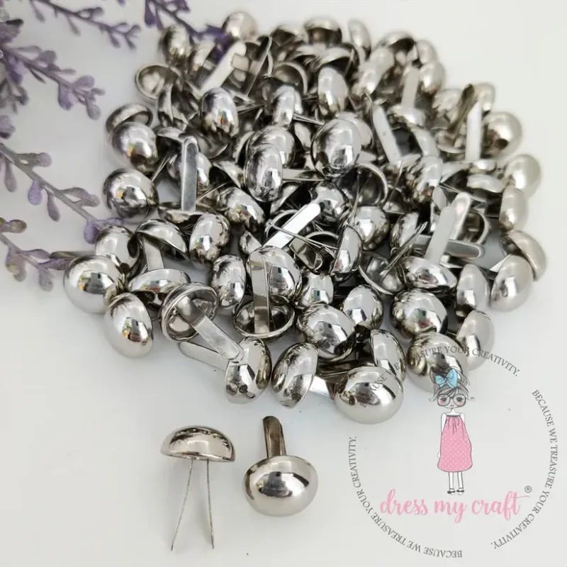 BRADS ACABADO CROMADO - 12MM