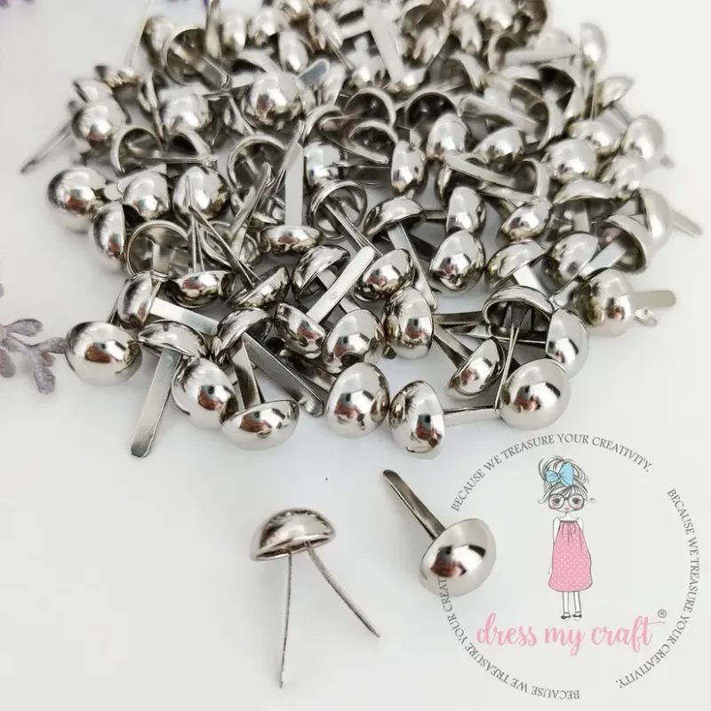 BRADS ACABADO CROMADO - 9MM