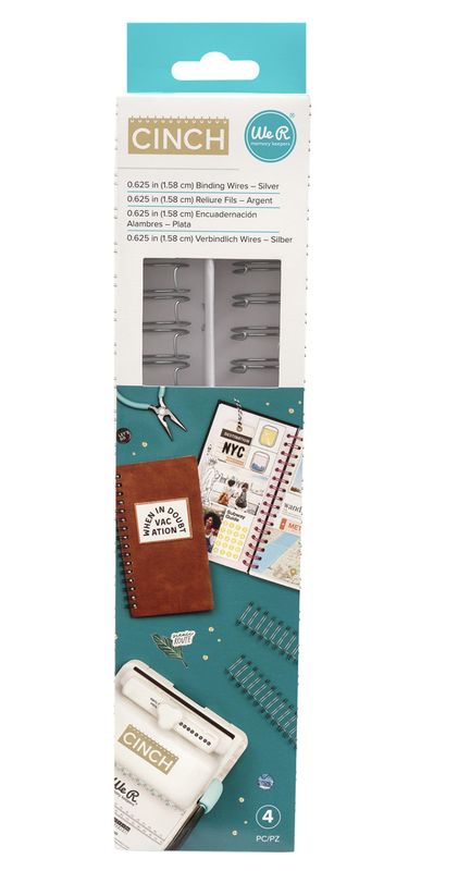 ANILLOS PLATEADOS 5/8" (4/CAJA)