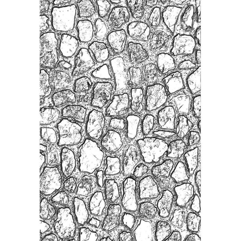 FOLDER DE EMBOSAR 3D PARED DE PIEDRAS