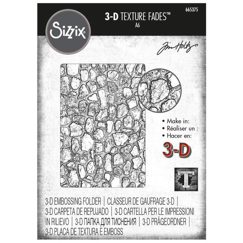 FOLDER DE EMBOSAR 3D PARED DE PIEDRAS