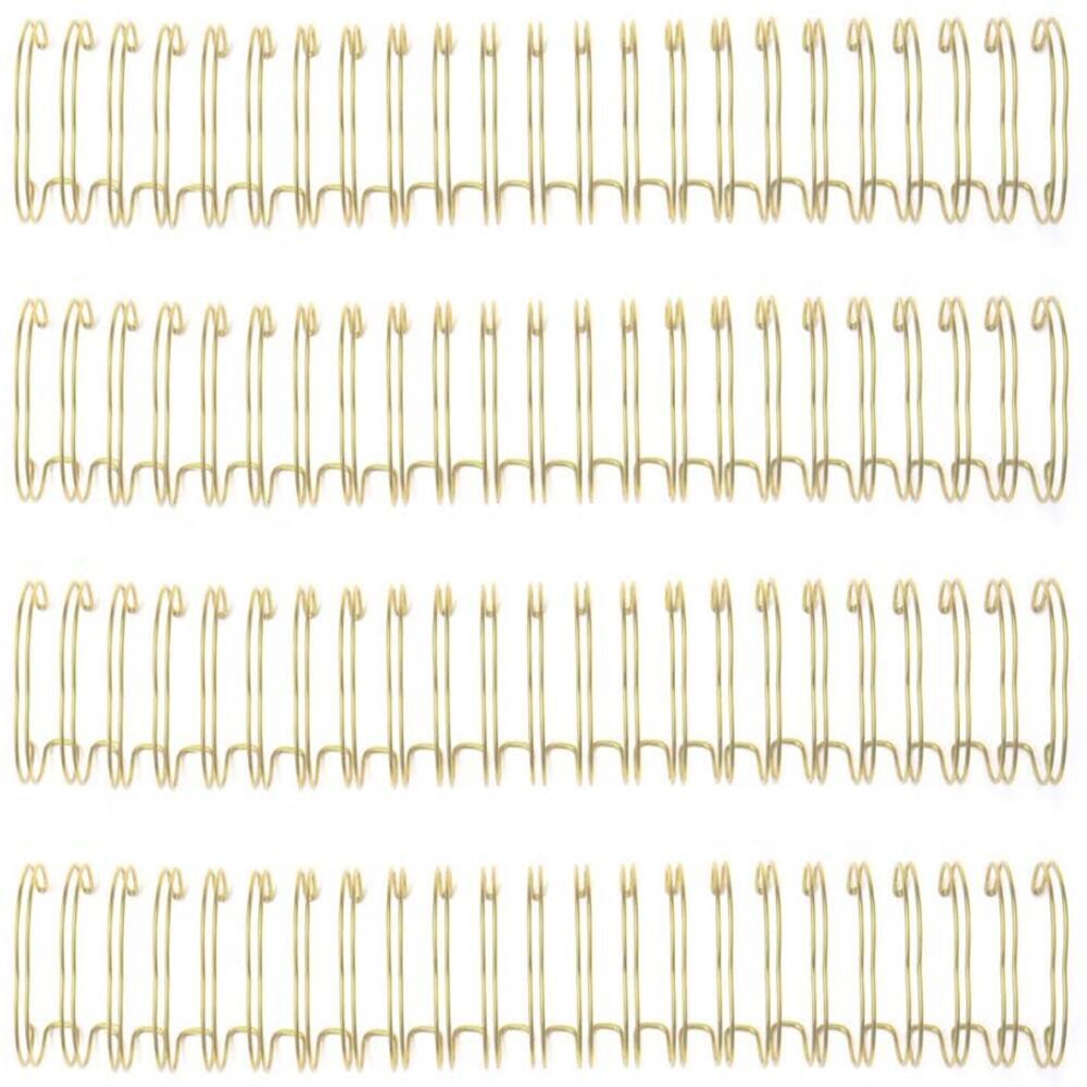 ANILLOS DORADOS DE 1.25" (4/PAQ)