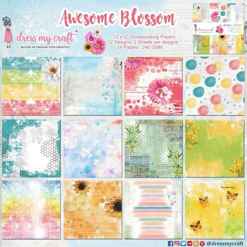 STACK 12X12 AWESOME BLOSSOM