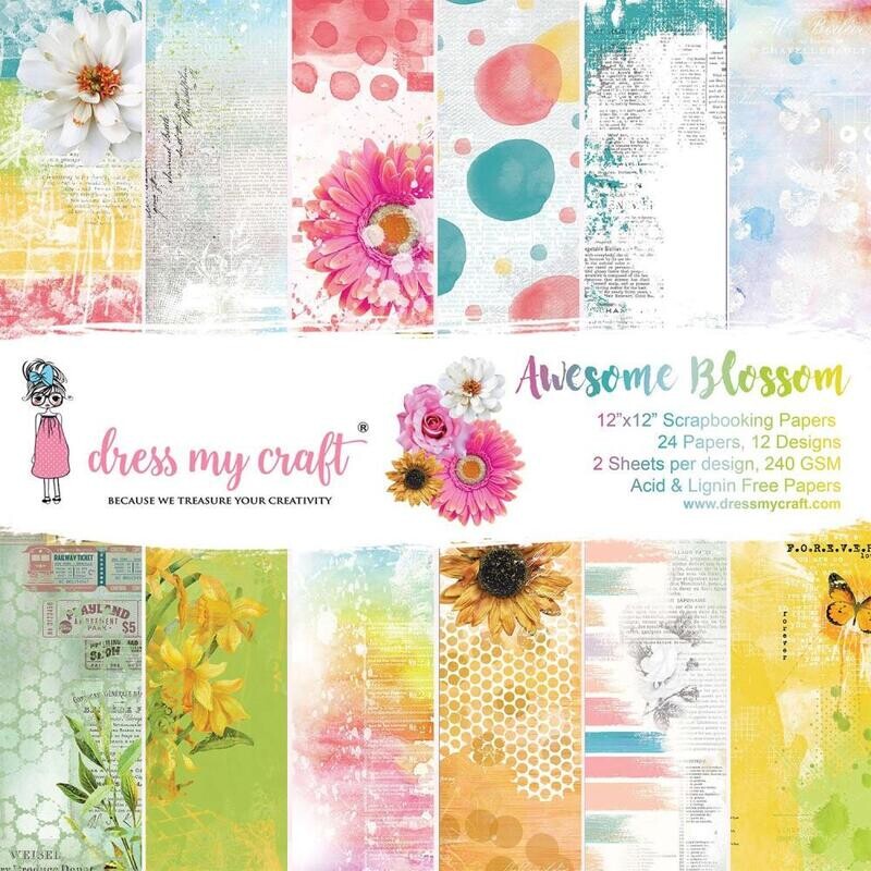 STACK 12X12 AWESOME BLOSSOM