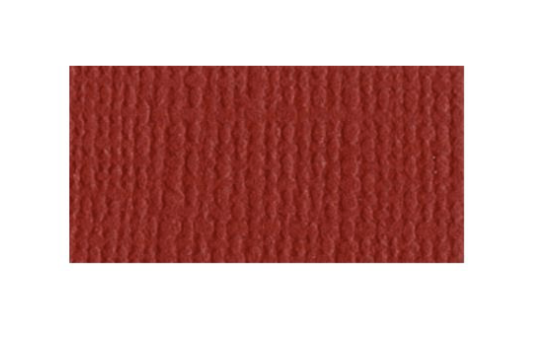 Bazzill Mono Cardstock 12"X12" Maraschino / Canvas