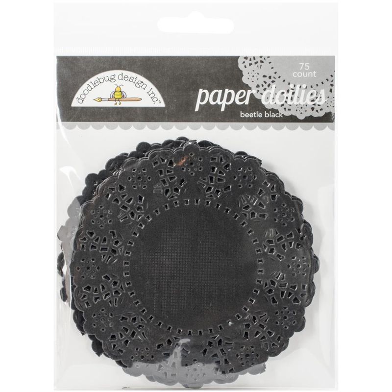 DOILIES NEGROS (75 DOILIES)