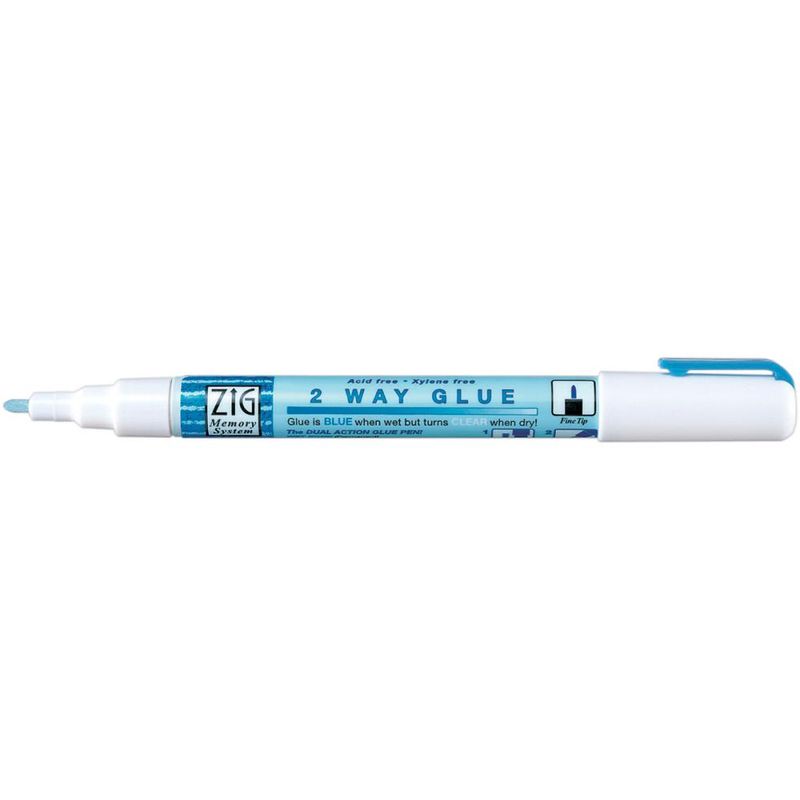 PLUMA DE GOMA 2 WAY GLUE PUNTA FINA