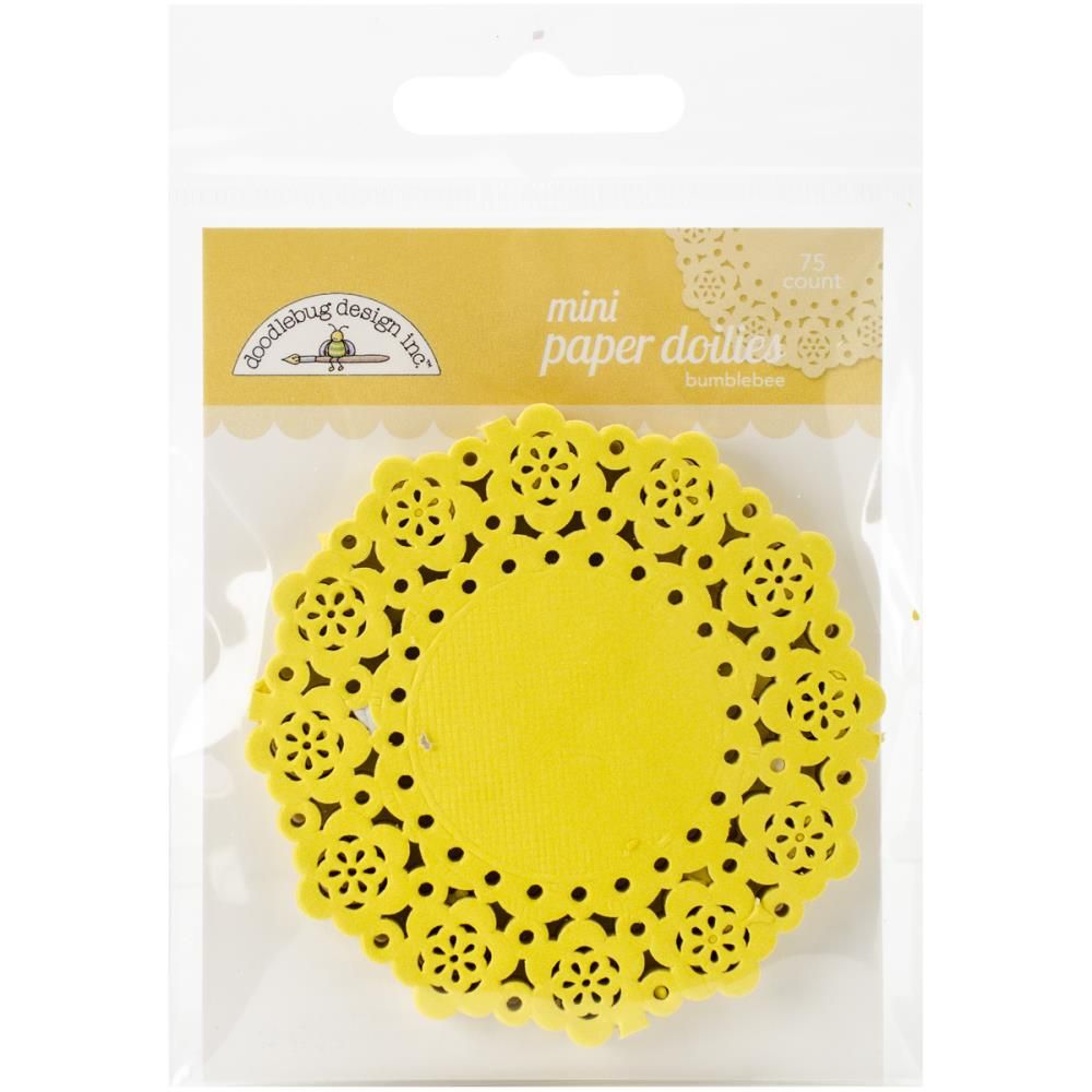 MINI DOILIES 3X3 BUMBLEBEE (75)