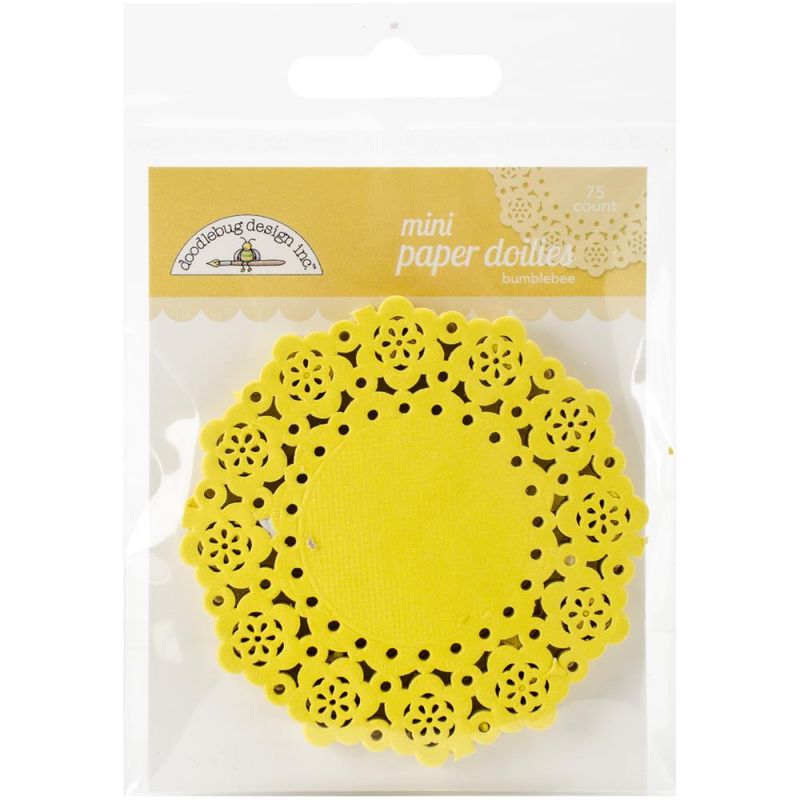 MINI DOILIES 3X3 BUMBLEBEE (75)