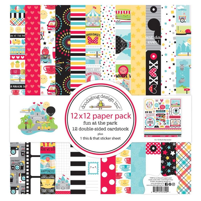 KIT 12X12 FUN AT THE PARK DE DOODLEBUG