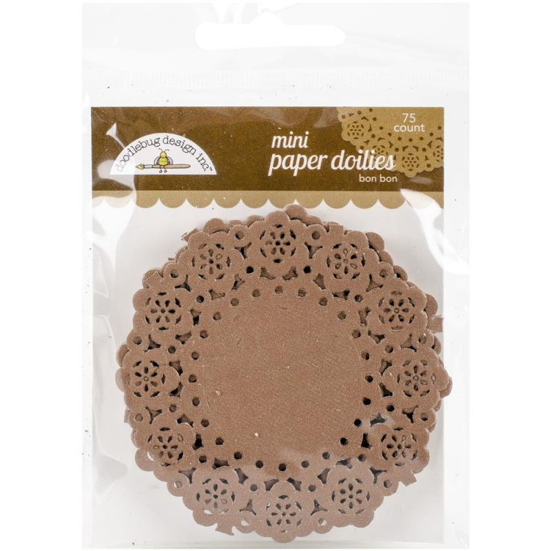 MINI DOILIES 3X3 BON BON (75)
