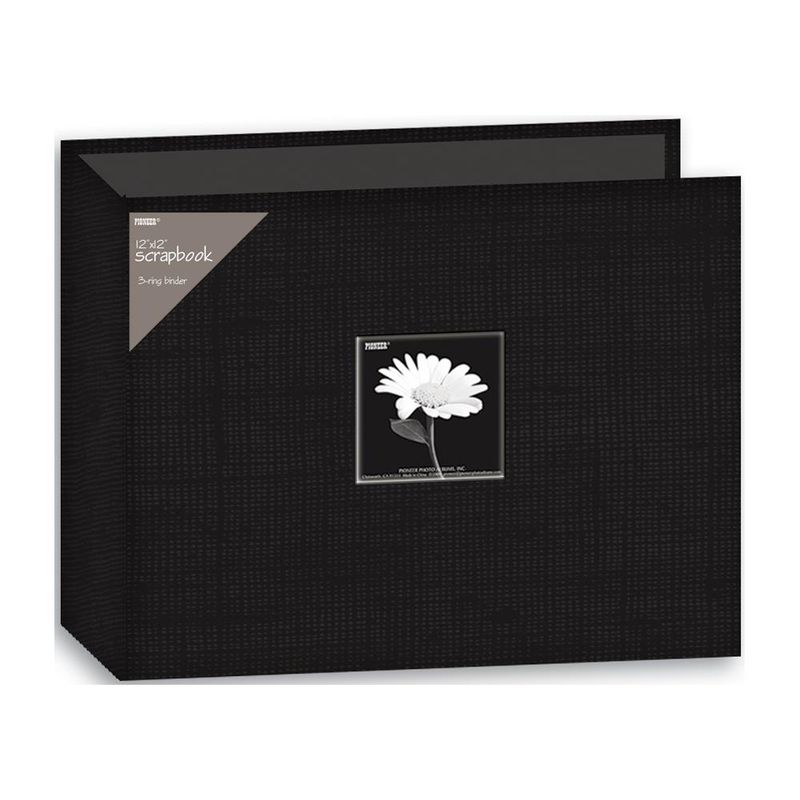 ALBUM DE TELA NEGRO 12X12