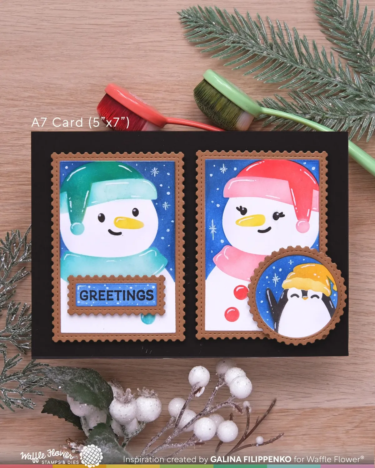 TROQUEL NESTING POSTAGE COLLAGE