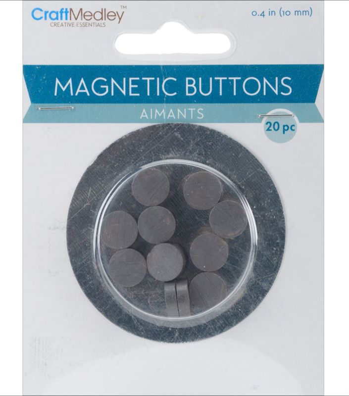 BOTONES MAGNÉTICOS 10MM (20)