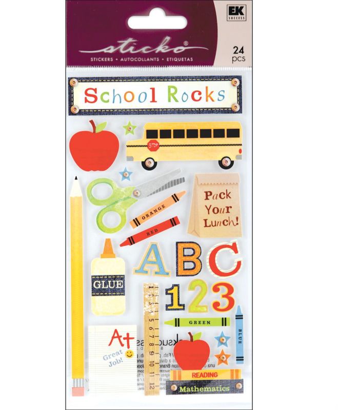 CALCOMANÍAS SCHOOL ROCKS