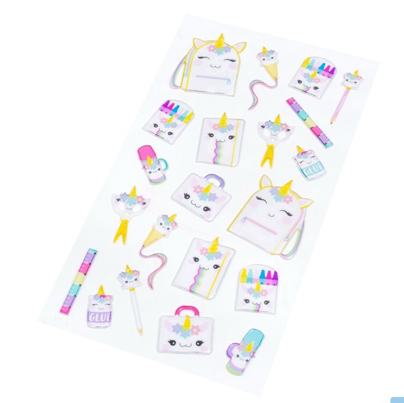 CALCOMANÍAS UNICORNIO ESCOLAR