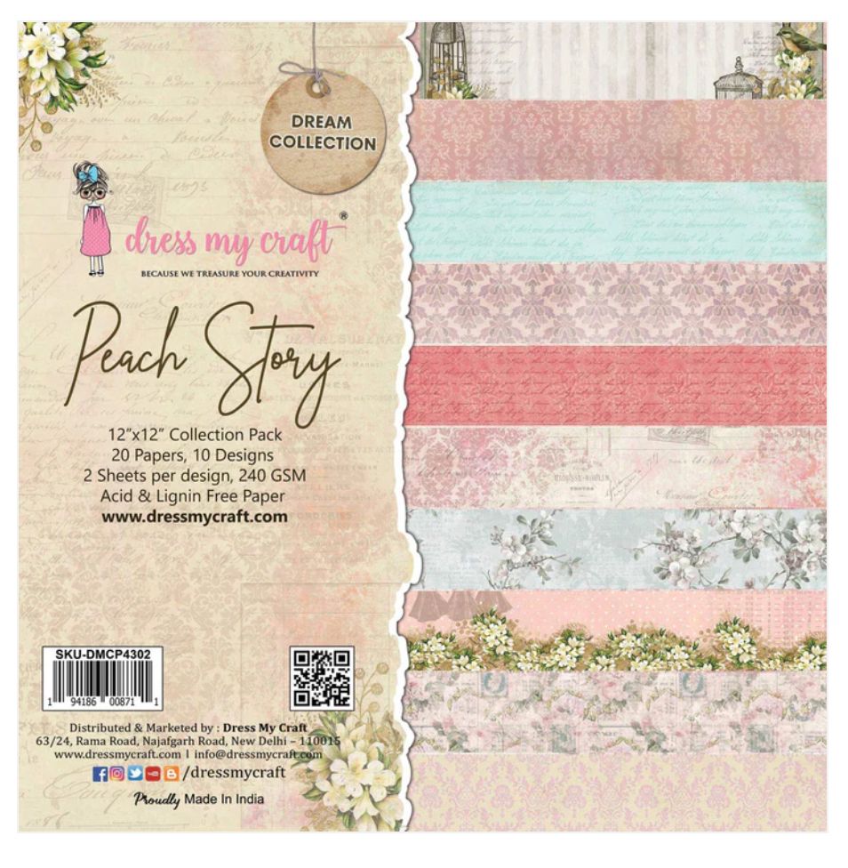 STACK 12X12 PEACH STORY