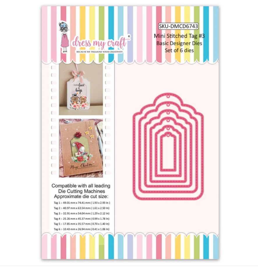 MINI STITCHED TAG #3