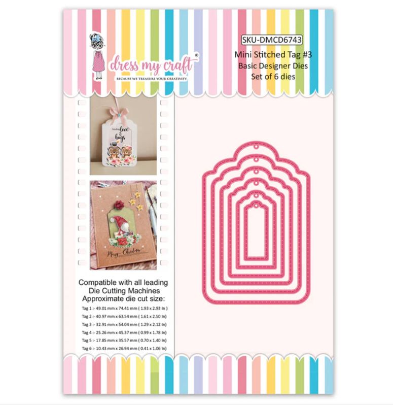 MINI STITCHED TAG #3