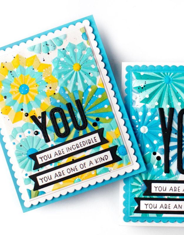 SET DE TROQUELES Y SELLOS EN TIRAS MINI - TÚ ERES -