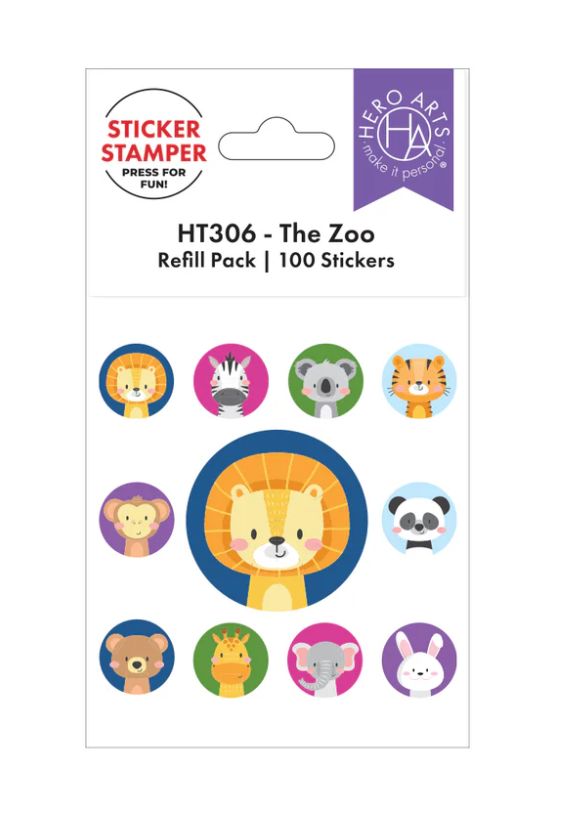 REFILL STICKERS THE ZOO