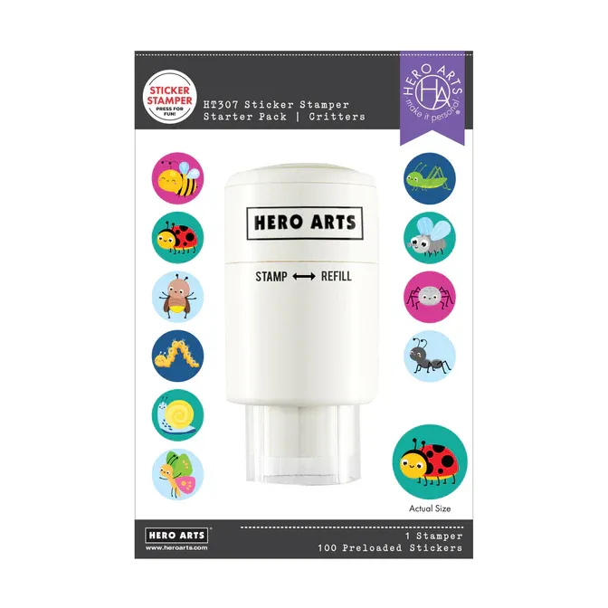 STICKER STAMPER BICHOS