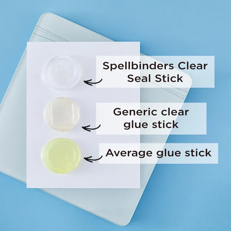 BARRAS DE LACRE TRANSPARENTE DE SPELLBINDERS