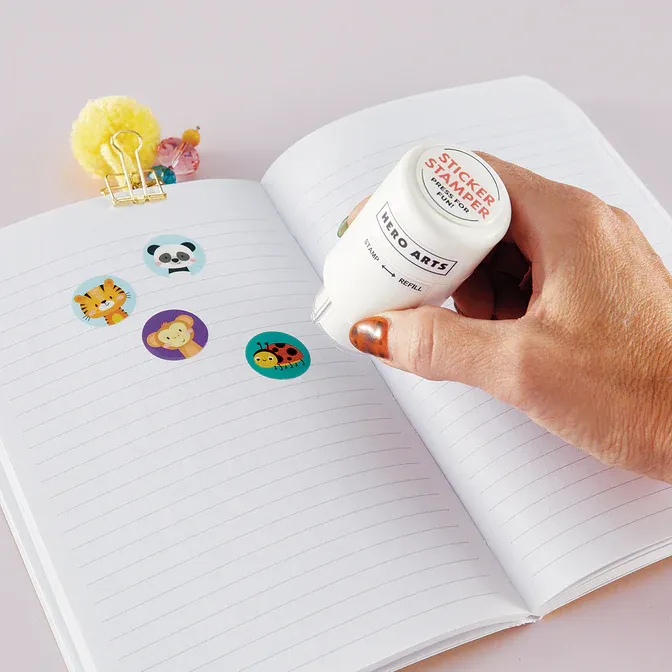 REFILL STICKERS BICHOS (100)