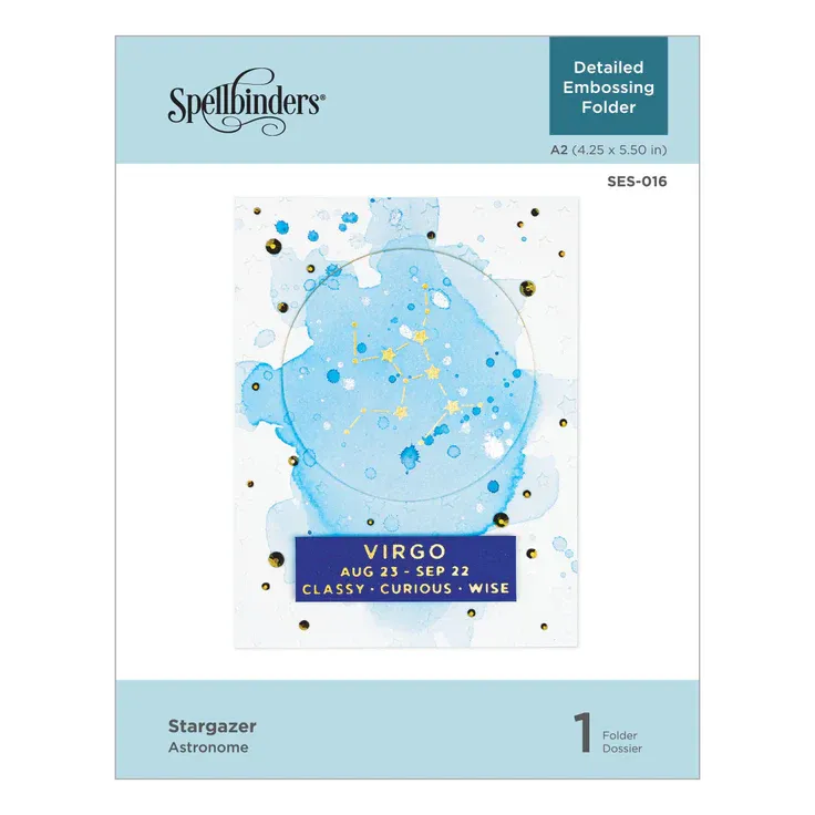 EMBOSSING FOLDER ZODÍACOS CELESTIALES