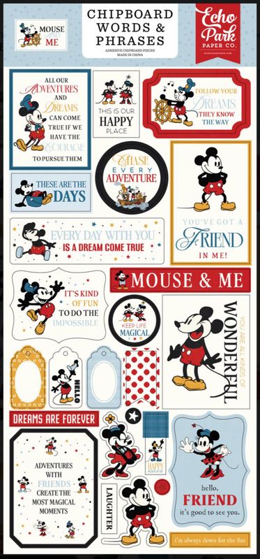 CHIPBOARD WORD MOUSE &amp; ME