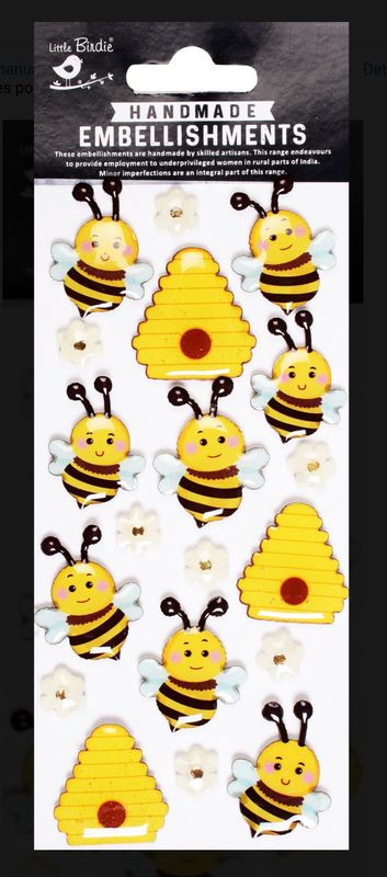 CALCOMANÍAS DE RESINA COLONIA DE ABEJAS
