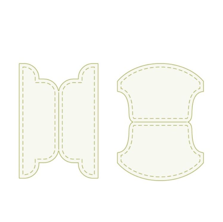 TROQUEL TABS STITCHED THE APRIL’S FLOWERS