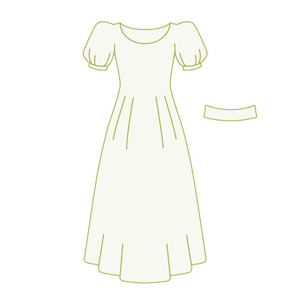 TROQUEL VESTIDO THE APRIL’S FLOWERS