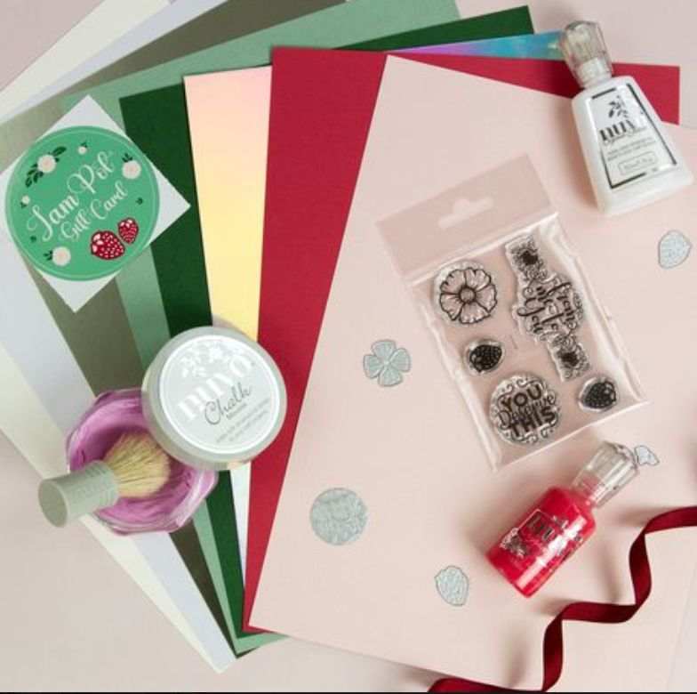 KIT DE MANUALIDADES TONIC-No. 78 TARJETA  DE REGALO PARA TARRO DE MERMELADA