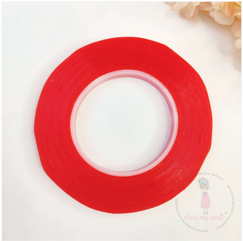 CINTA ADHESIVA ROJA ULTRARRESISTENTE - 4 MM