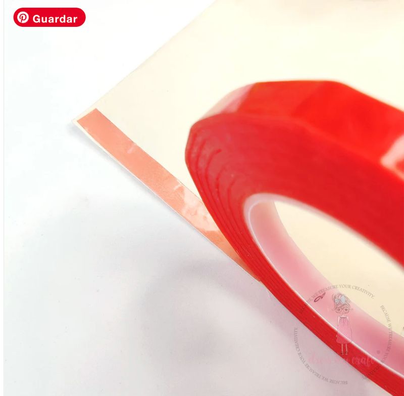 CINTA ADHESIVA ROJA ULTRARRESISTENTE - 4 MM