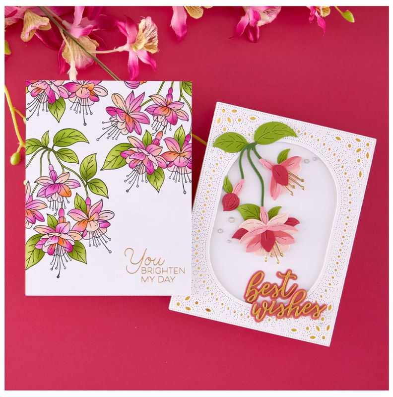 TROQUEL DE GRABADOS MAGICAL FUCHSIA DE ALEX SYBERIA DESIGNS