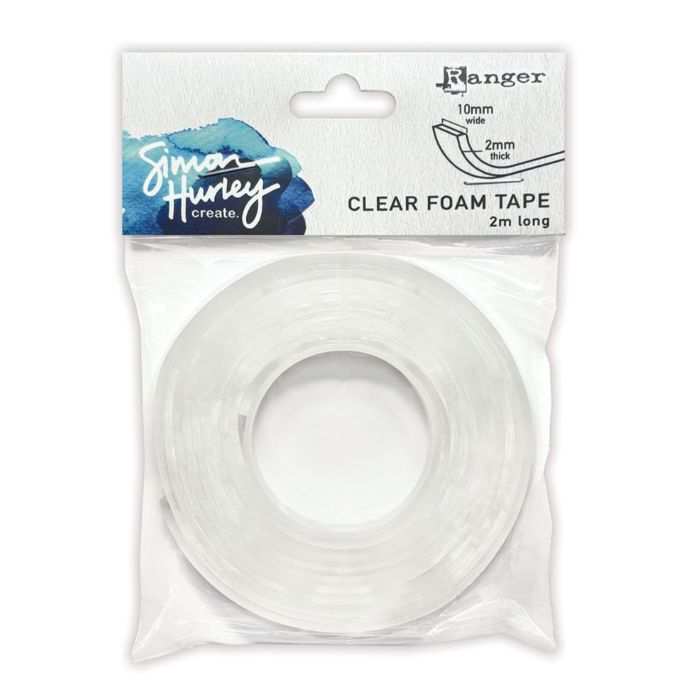 CINTA ADHESIVA DE DOBLE CARA  10MM DE ANCHO Y 2MM ESPESOR POR 2 MT