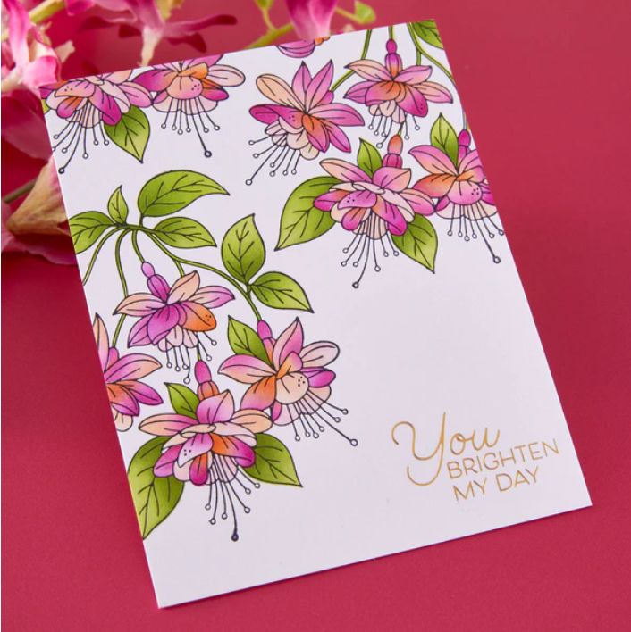 STENCIL EN CAPAS  FUCSIA MAGICA