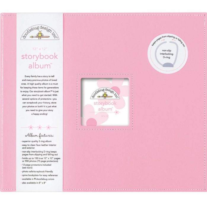 ALBUM DOODLEBUG D-RING 12"X12" CUPCAKE