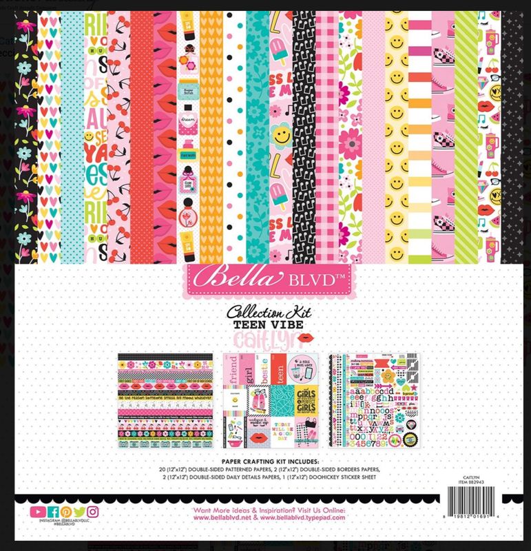 KIT 12X12 TEEN VIBE CAITLYN