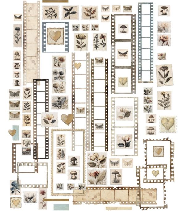 FILM STRIPS &amp; POSTAGE , FADED MEMORY LANE