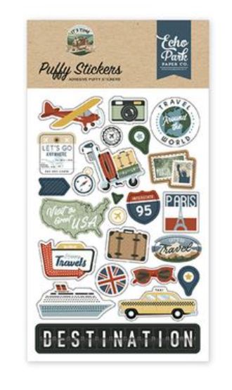 PUFFY STICKERS HORA DE VIAJAR
