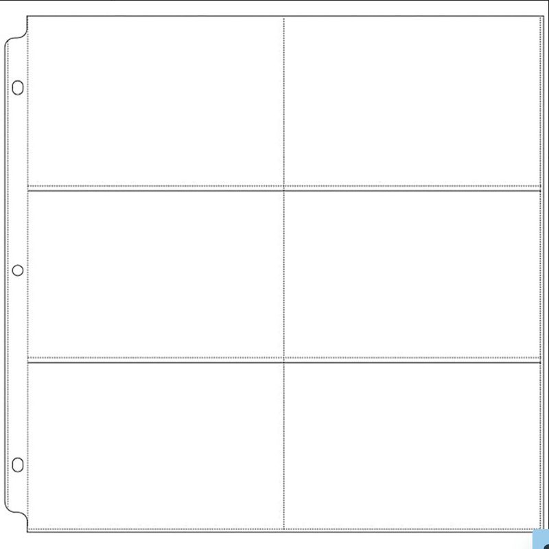 REFILLS PARA ALBUM RING 12X12 CON POCKETS HORIZONTALES (UNIDAD)