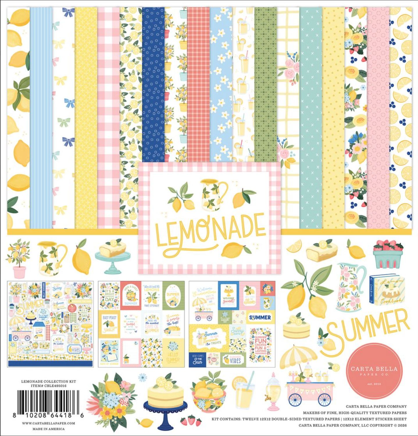 KIT 12X12 LEMONADE