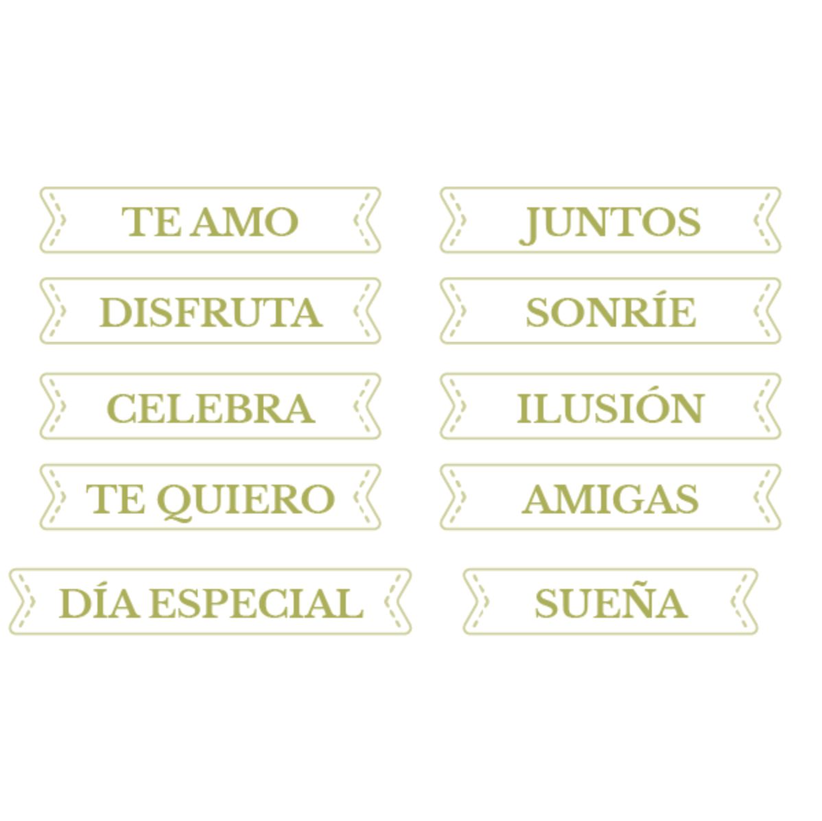 TROQUEL FRASES EN ESPAÑOL 1