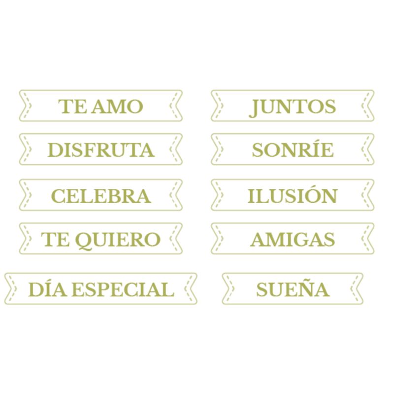 TROQUEL FRASES EN ESPAÑOL 1