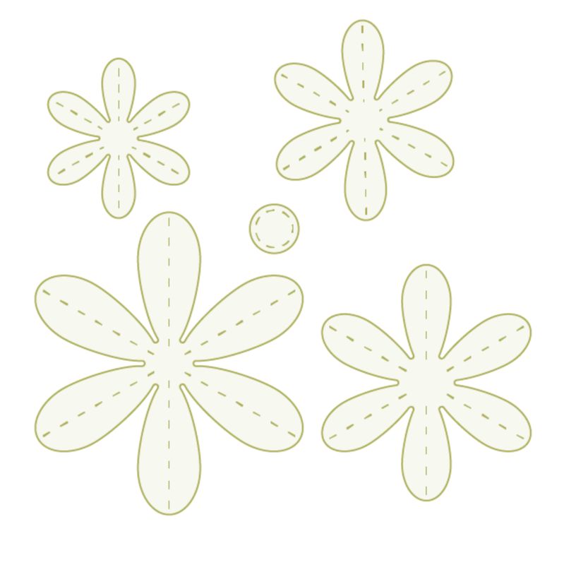TROQUEL FLORAL STITCHES