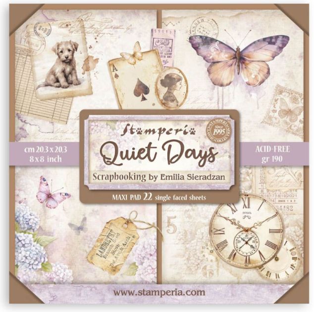 STACK DE PAPEL 8X8" QUIET DAYS